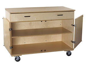 Classroom Select Mobile Cabinet, 1 -Drawer, 1 Adjustable Shelf, 48 x 24 x 36 Inches