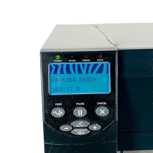 Tekswamp Zebra ZM400 Thermal Transfer Label Printer 600 DPI Peeler Rewinder USB Serial ZM400-6001-4000T Bundle