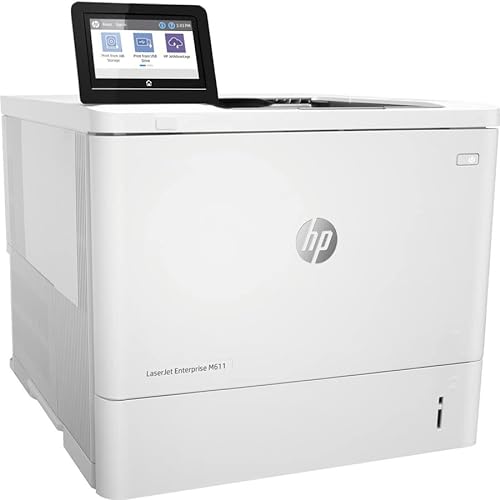 HP Laserjet Enterprise M611dn Desktop Laser Printer - Monochrome