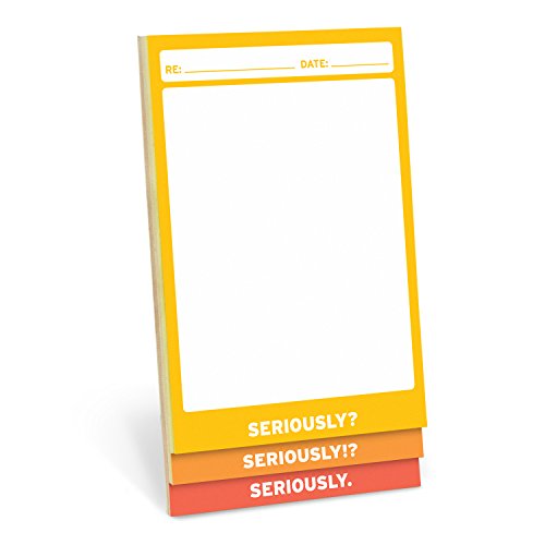 Knock Knock Seriously 3-Way Note Pad(Small)