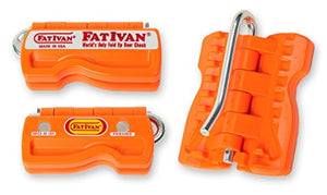 Newcal, LLC Original FatIvan-Orange Door Stoppers, 24 Pack
