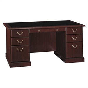 Pemberly Row Executive Desk in Cherry