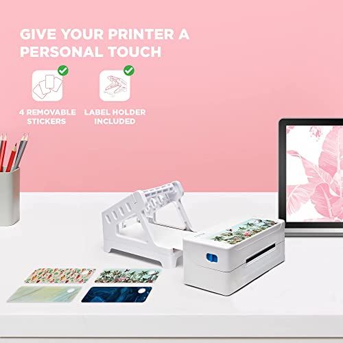 Tetea Thermal Printer and 500 Shipping Labels | for Amazon, UPS, Ebay, Shopify, FedEx | USPS Shipping Label Printer for Small Business | 1-Click Setup Win & Mac (No WiFi, No Bluetooth)