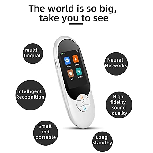 Language Translator Device Classic Offline Photo 102 Languages Smart Translate (Color: D)
