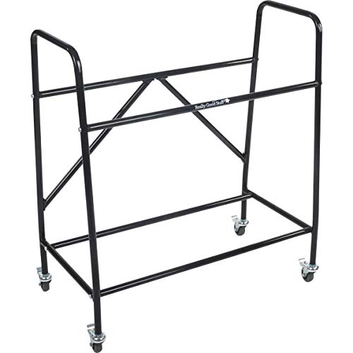 Really Good Stuff Mid Size Mobile Storage Rack with Picture Book Bins
