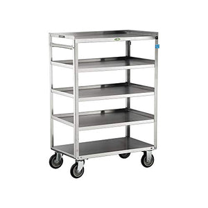 Lakeside Manufacturing 357 Stainless Steel Utility Cart, 5 Shelves, 500 lb. Capacity (Fully Assembled)