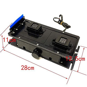zzsbybgxfc Accessories for Printer PRTA27787 Dual Print Head for Ep-s0n Xp600 Print Head Cleaning Unit A Upgraded Version - (Type: Xp600) (Color : Dx5)