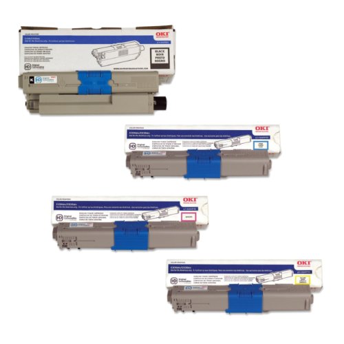 OkiData MC561 Toner Cartridge Set (OEM) Black.Cyan.Magenta.Yellow