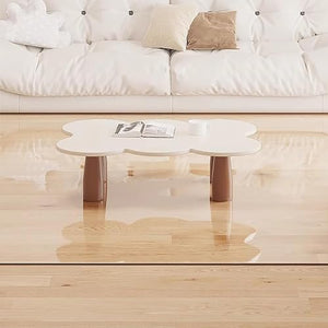 AHAVI Clear Floor Mat Floor Protector for Hard Wood Floor - Customizable Size/Easy to Clean (Clear, 140X180CM/4.5FTX5.9FT)