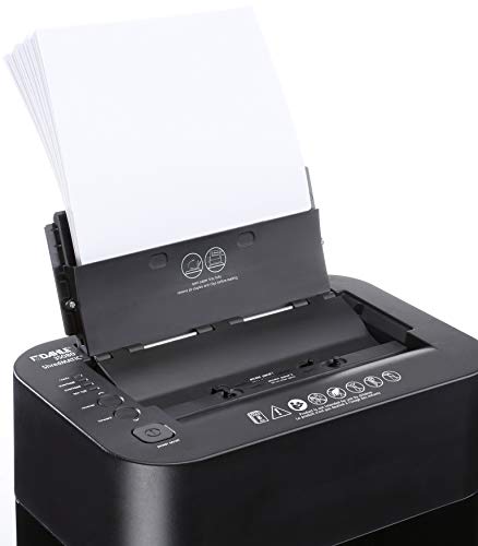 Dahle ShredMATIC 35080 Auto-Feed Paper Shredder, 80 Sheet Tray, Oil-Free, Jam Protection, Security Level P-4, 1-3 Users