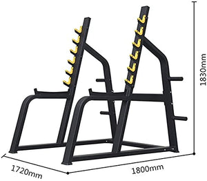 ZLGE Home Fitness equipmentSquat Rack Weight Lifting Cage Multifunctional Squat Rack Home Professional Open Squat Rack Gym Barbell Rack Fitness Equipment Strength Training