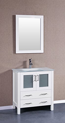 30" Bosconi AW130EWGU Single Vanity