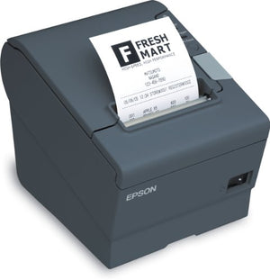 Epson TM-T88V Thermal Receipt Printer (Powered USB and USB) No Power Supply Dark Gray