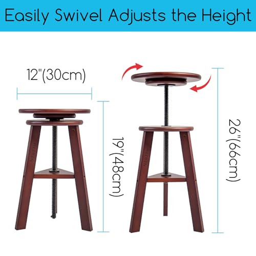 MEEDEN Vintage Wood Drafting Table & Stool Set