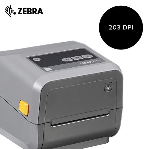 Zebra - ZD420c-Ribbon-Cartridge Desktop Printer for Labels and Barcodes - Print Width 4 in - 203 dpi - Interface: Wifi, Bluetooth, USB - ZD42042-C01W01EZ (Renewed)
