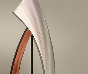 NOVA of California JFL4810 Swerve Floor Lamp, Height 62-Inch, Rust, Bronze, Brushed Rust & Bronze Aluminum Shade