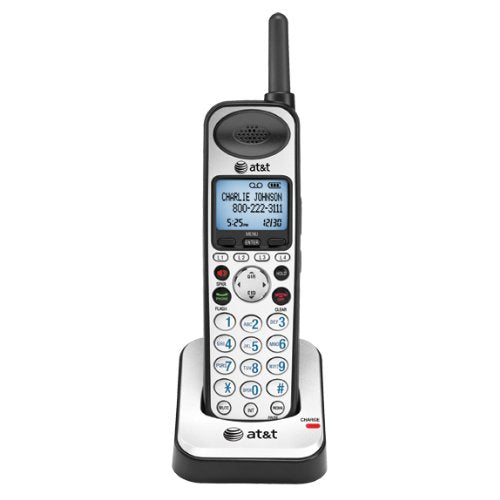 AT&T SynJ SB67148 Two 4 Line Deskset Cordless Phone Plus Expandable Handset Bundle