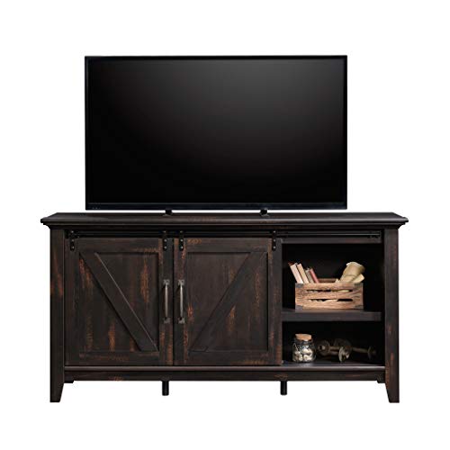 Sauder Dakota Pass Credenza for TVs up to 70" - Char Pine Finish