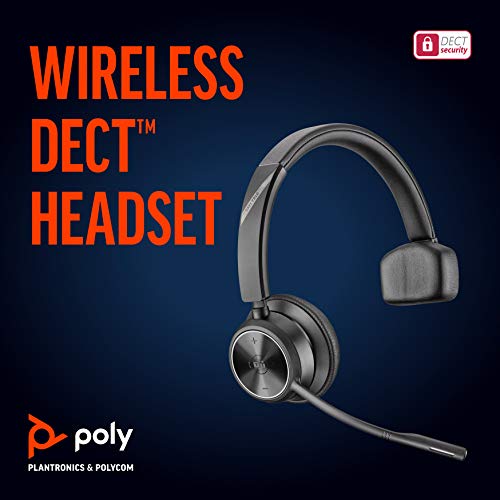 Plantronics Poly Savi 7310-M Wireless DECT Headset - Microsoft Teams Certified