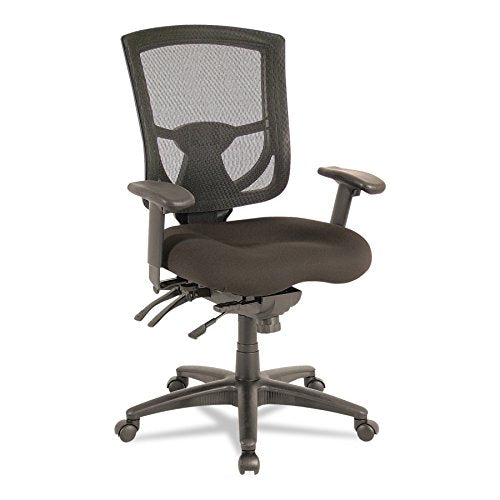 Alera EX4214 EX Series Mesh Multifunction Mid-Back Chair, Black