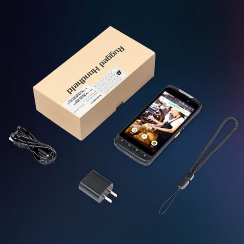 SVANTTO Android Barcode Scanner, 4+64GB Full-Screen 5" Android 11 Mobile Computer IP65 Inventory 1D 2D QR Code