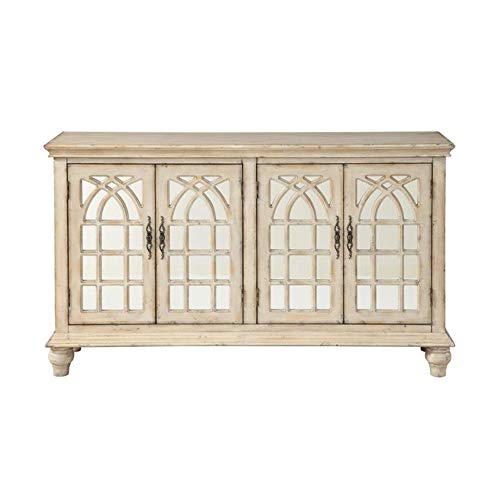 Coast to Coast Imports Baskill French Cream Four Door Credenza