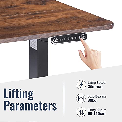 guangtouqiang 47 Inch Electric Lifting Table,Adjustable Standing Desk,Stand Desk Home Office Workstation Stand Up Desk(from US)