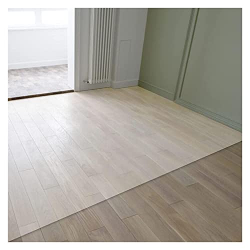 YUYI Clear PVC Desk Chair Mat 1.5mm - Floor Protector Waterproof Non-slip Mat