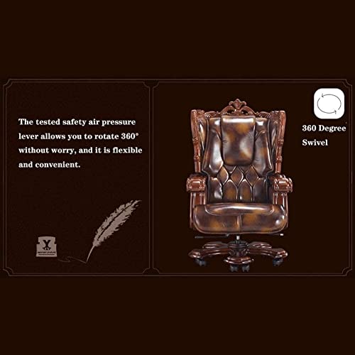 Executive Office Chair | High Back Ergonomic Bonded Leather Recliner Managerial Chair