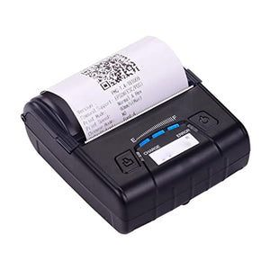 None Portable 80mm Thermal Receipt Printer Handheld Barcode Printer USB BT ESC/POS Command