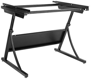 Safco Products 3957 PlanMaster Height-Adjustable Drafting Table - Black