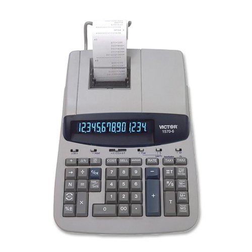 Victor 1570-6 14 Digit Professional Grade Heavy Duty Commercial Printing Calculator