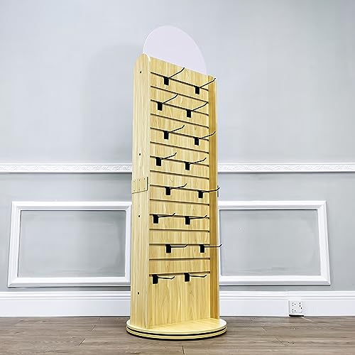 FixtureDisplays Double Sided Slatwall Rotating Display Floor Standing Rack - Model 10309-NPF