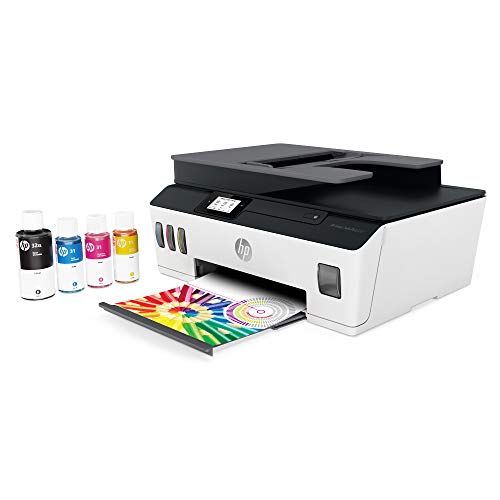 HP Smart -Tank Plus 651 Wireless All-in-One Ink -Tank Printer | up to 2 Years of Ink in Bottles | Auto Document Feeder | Mobile Print, Scan, Copy (7XV38A)