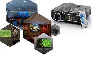 DVD Projector with DVD Player Built In - DVD Player Projector Combo, LED, 800x600, 30 Lumens, 100:1 Contrast