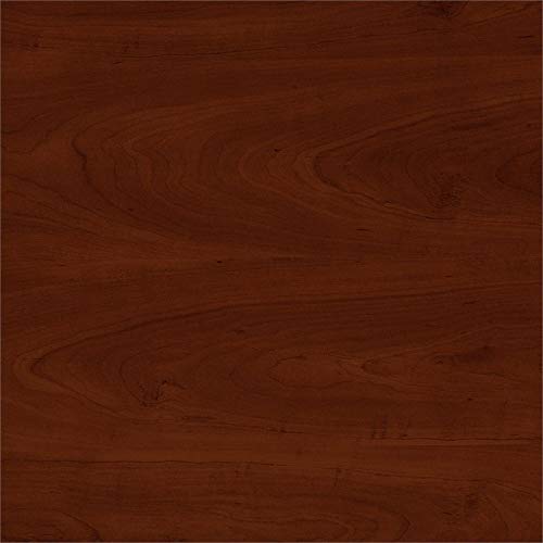 Bush Furniture Somerset 60W L Shaped Desk with Hutch and Lateral File Cabinet in Hansen Cherry