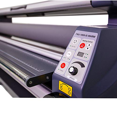 POVOKICI 110V 63in Cold Roll Laminator - Enhanced Version Heat Assisted Wide Format Laminating Machine