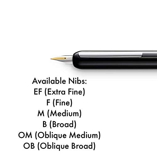 LAMY dialog 3 Extra Fine Nib Fountain Pen with Converter Z27 Piano White