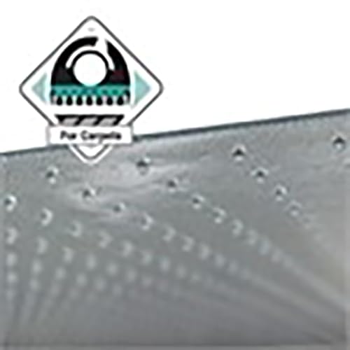 Pemberly Row Clear Polycarbonate Plastic Chair Mat for Carpets - 60x118