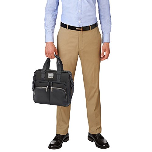 TUMI - Alpha Bravo Albany Laptop Slim Commuter Brief Briefcase - 14 Inch Computer Bag for Men and Women - Black