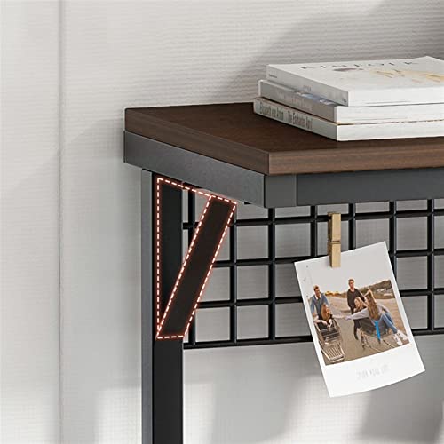 VELLOW Multifunctional Desktop with Bookshelf - Home Office Writing Workstation