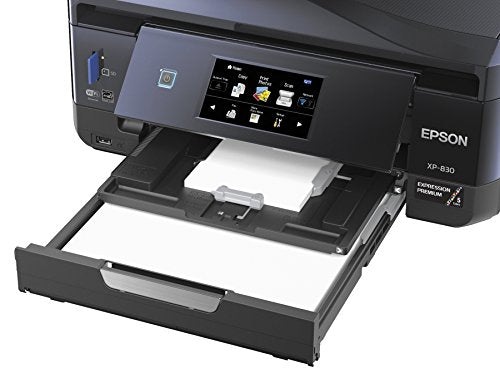 Epson XP-830 Wireless Color Photo Printer with Scanner, Copier & Fax, Amazon Dash Replenishment Enabled, C11CE78201, 1