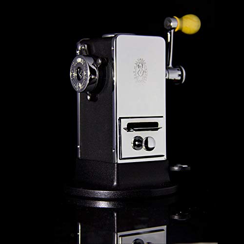 El Casco Pencil Sharpener With Base Side / Load Black And Chrome M-430CN