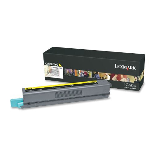 Lexmark C925H2YG High-Yield Toner, 7,500 Page-Yield, Yellow