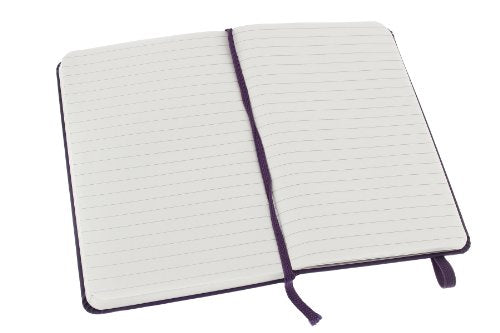 Moleskine Classic Notebook, Hard Cover, Pocket (3.5" x 5.5") Ruled/Lined, Brilliant Violet