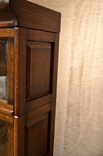 Crafters and Weavers Mission Oak 4 Stack Barrister Bookcase Made of Solid Oak