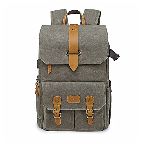 YYZWNC Men's Vintage Photography Rucksack Fit Laptop DSLR Handbag (Color : B, Size