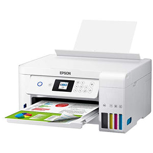 Epson_EcoTank ET 2000 Series Wireless Color All-in-One Supertank Inkjet Printer/Print Scan Copy / 5760 x 1440 dpi, Auto 2-Sided Printing, Voice Activated, Ethernet, Memory Card Slot