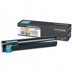 Lexmark - C930h2cg High-Yield Toner 24000 Page-Yield Cyan "Product Category: Imaging Supplies And Accessories/Copier Fax & Laser Printer Supplies"