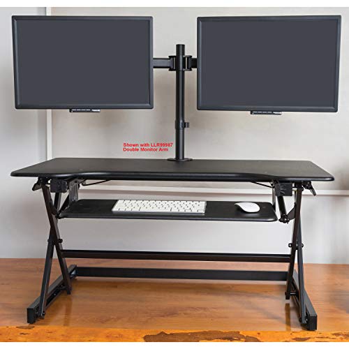 Lorell LLR99759 Deluxe Ergonomic Sit-to-Stand Monitor Riser